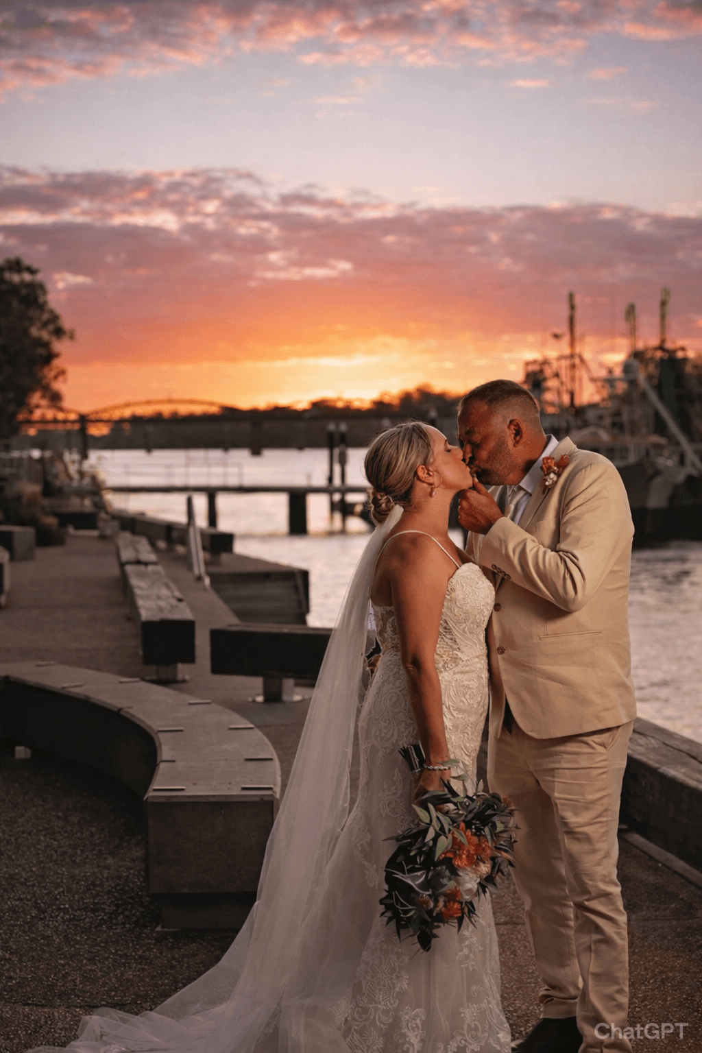 Riverside wedding